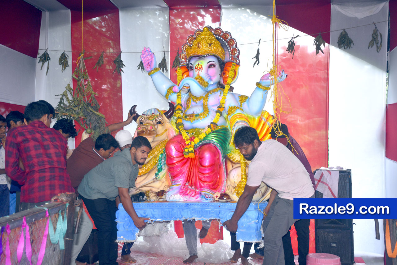 Razole Taluka Ganesh Nimajjanam